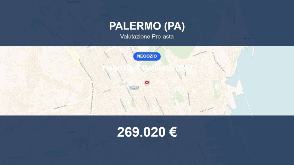negozio in vendita a Palermo