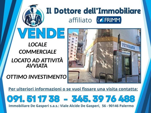 negozio in vendita a Palermo in zona Montepellegrino