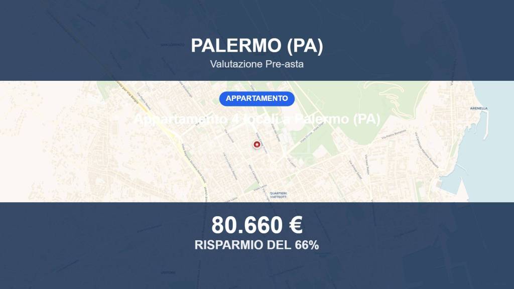 appartamento in vendita a Palermo