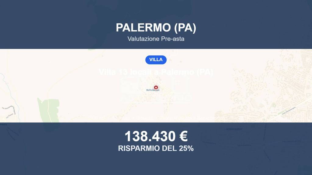 casa indipendente in vendita a Palermo in zona Baida