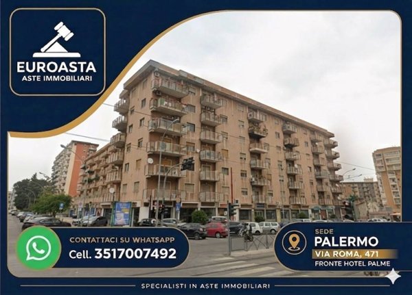 appartamento in vendita a Palermo in zona Uditore