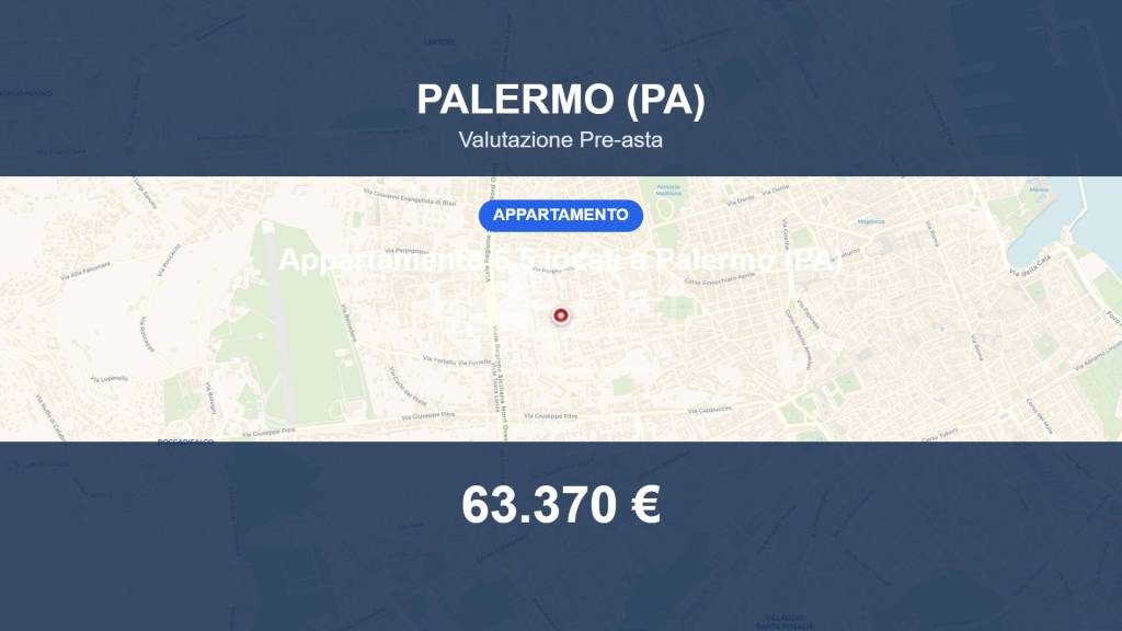 appartamento in vendita a Palermo in zona Altarello