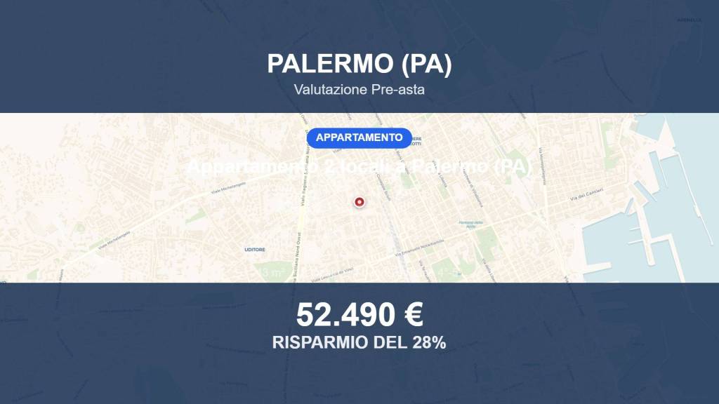 appartamento in vendita a Palermo in zona Malaspina/Palagonia