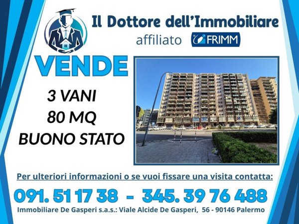 appartamento in vendita a Palermo in zona Resuttana
