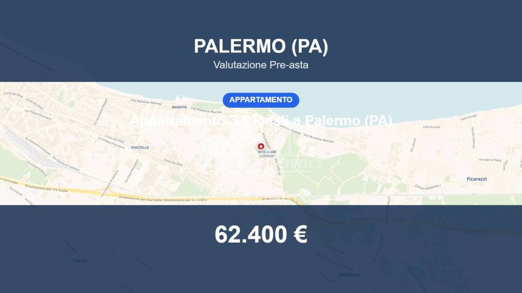 appartamento in vendita a Palermo in zona Acqua dei Corsari