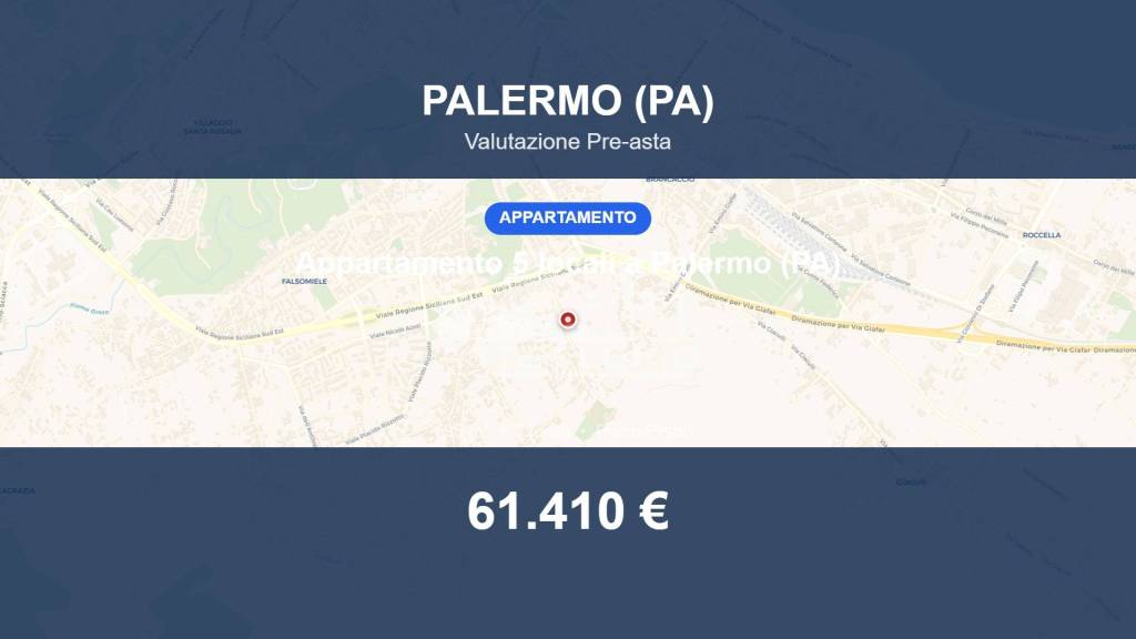 appartamento in vendita a Palermo in zona Chiavelli