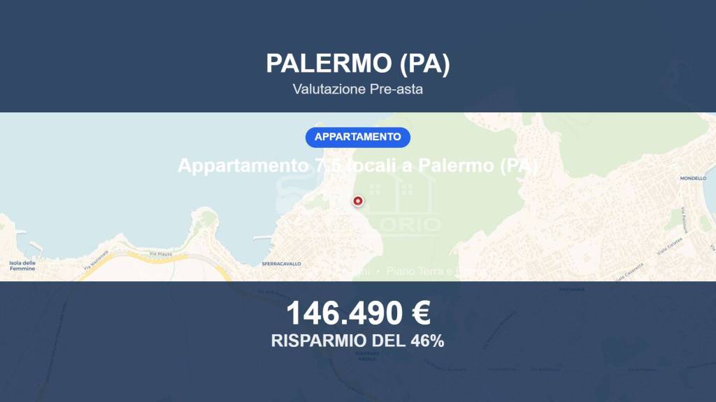 appartamento in vendita a Palermo in zona Sferracavallo