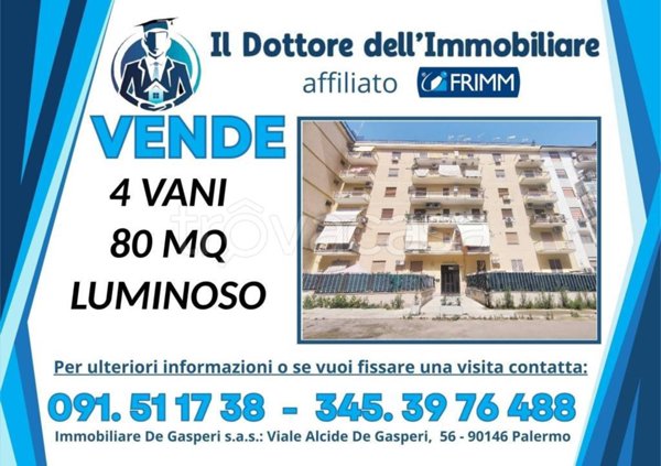 appartamento in vendita a Palermo in zona Altarello