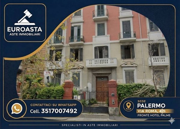 appartamento in vendita a Palermo in zona Libertà