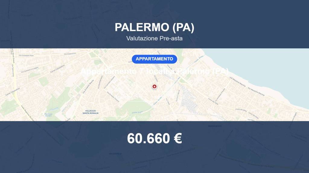 appartamento in vendita a Palermo in zona Oreto
