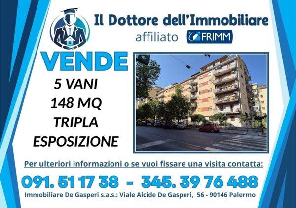 appartamento in vendita a Palermo in zona Resuttana