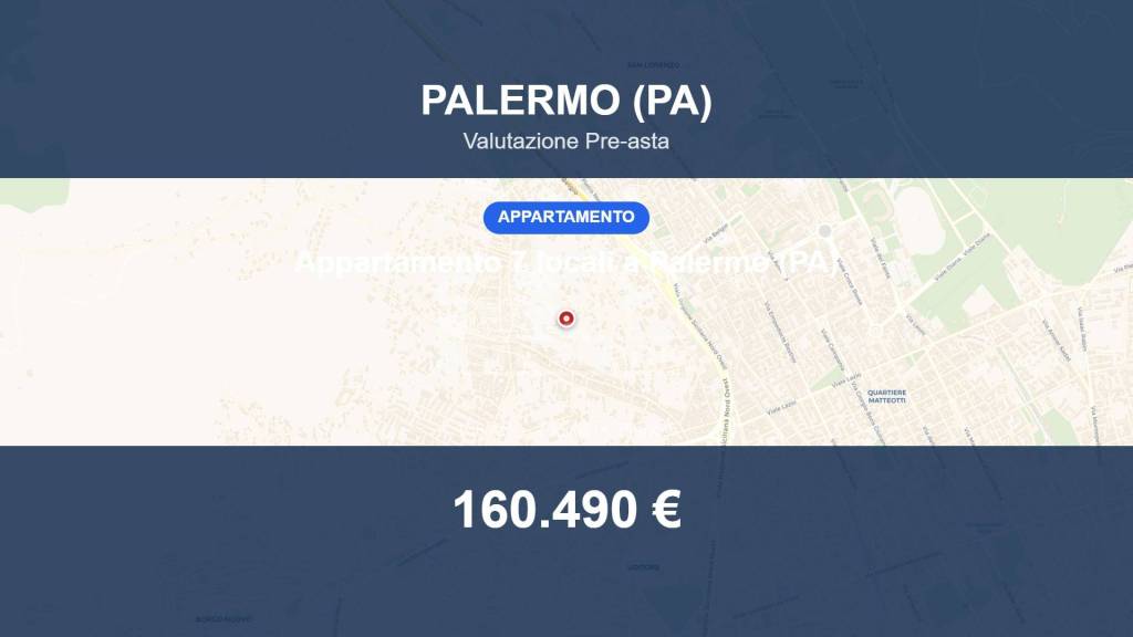 appartamento in vendita a Palermo in zona Resuttana