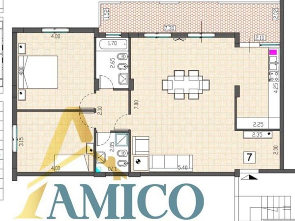 appartamento in vendita a Palermo in zona Chiavelli
