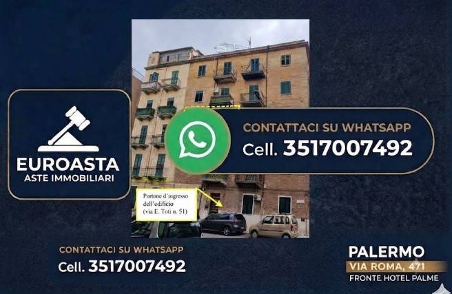 appartamento in vendita a Palermo in zona Montegrappa / Santa Rosalia