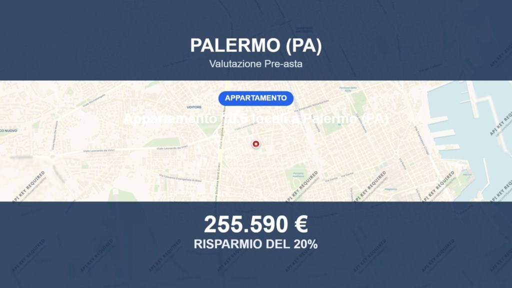 appartamento in vendita a Palermo