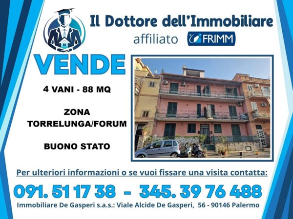 appartamento in vendita a Palermo in zona Croceverde