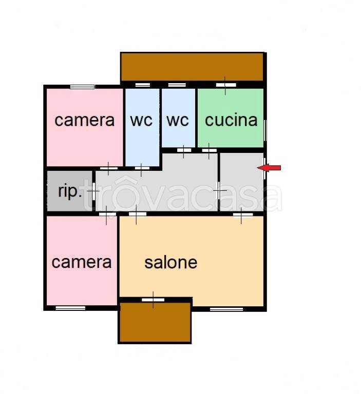 appartamento in vendita a Palermo in zona Uditore