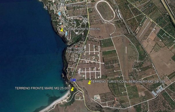 terreno agricolo in vendita a Terrasini in zona Città del Mare/Perla del Golfo