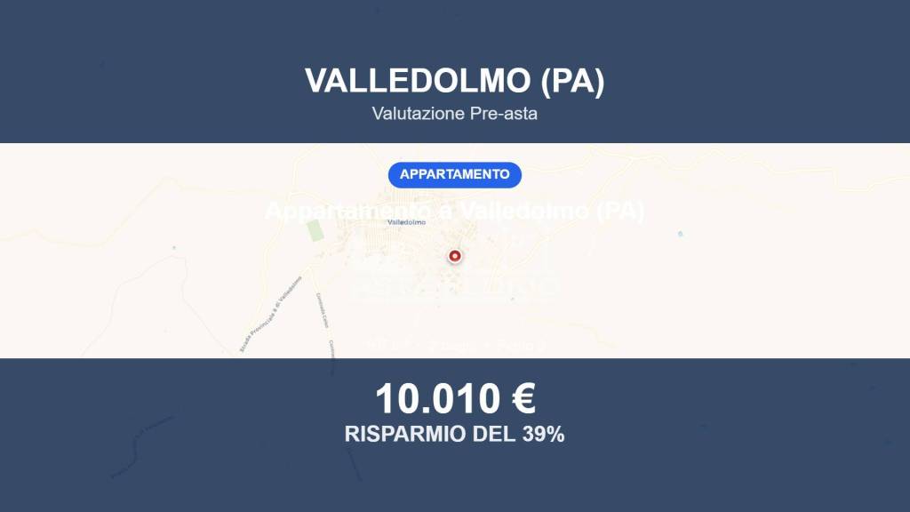 appartamento in vendita a Valledolmo