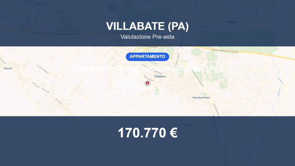 appartamento in vendita a Villabate in zona Pomara