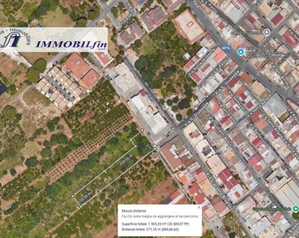 terreno in vendita a Villabate in zona Pomara