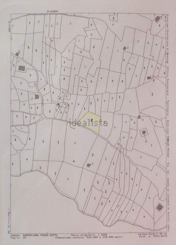 terreno agricolo in vendita a Barcellona Pozzo di Gotto in zona Oreto