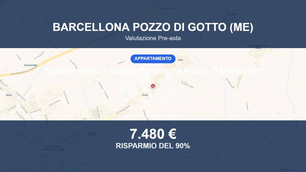 appartamento in vendita a Barcellona Pozzo di Gotto in zona Oreto
