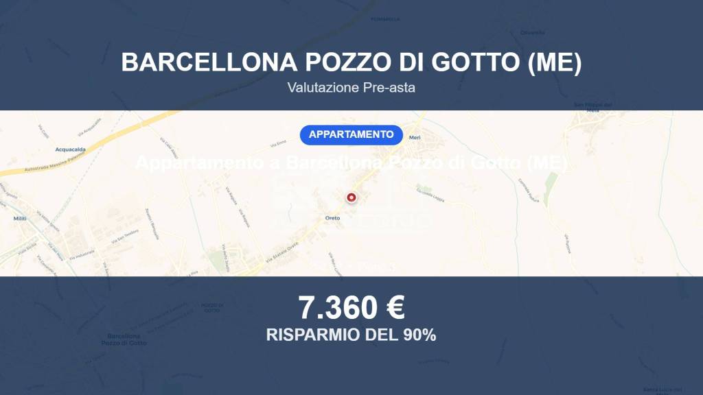 appartamento in vendita a Barcellona Pozzo di Gotto in zona Oreto