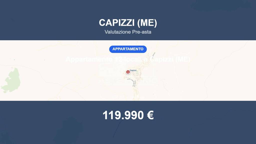 appartamento in vendita a Capizzi