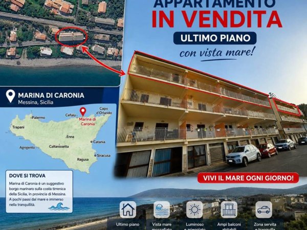 appartamento in vendita a Caronia in zona Marina di Caronia