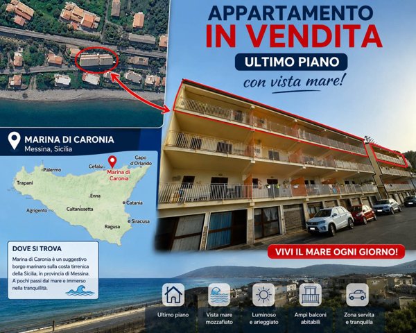 appartamento in vendita a Caronia in zona Marina di Caronia