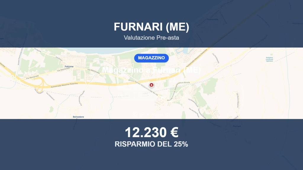 locale commerciale in vendita a Furnari