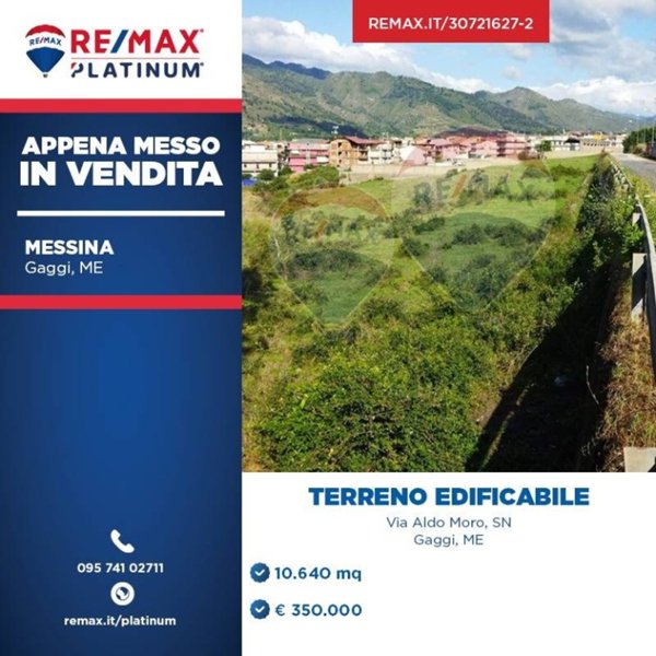 terreno edificabile in vendita a Gaggi
