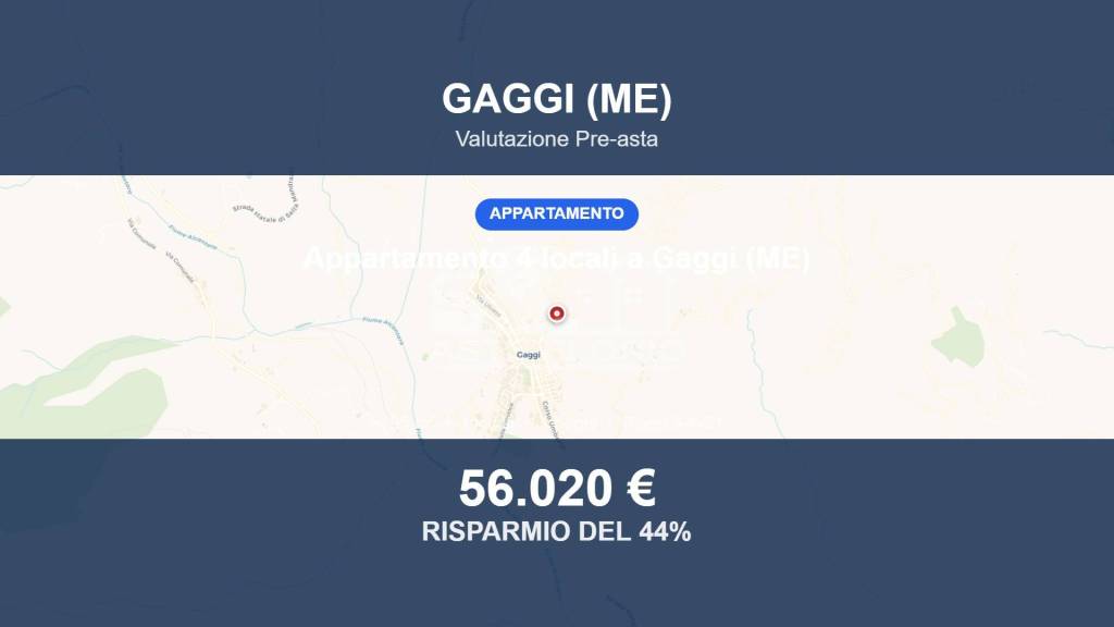appartamento in vendita a Gaggi in zona Cavallaro