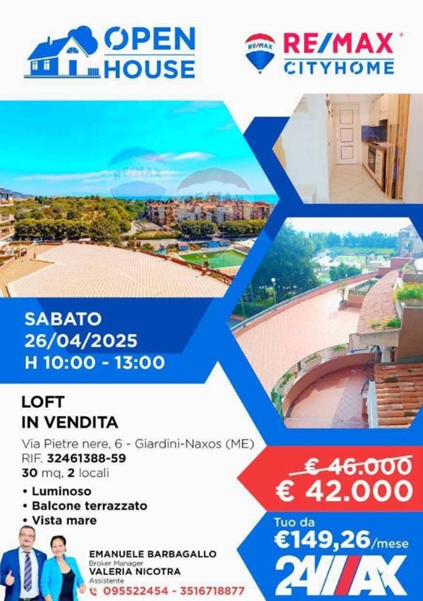 appartamento in vendita a Giardini-Naxos
