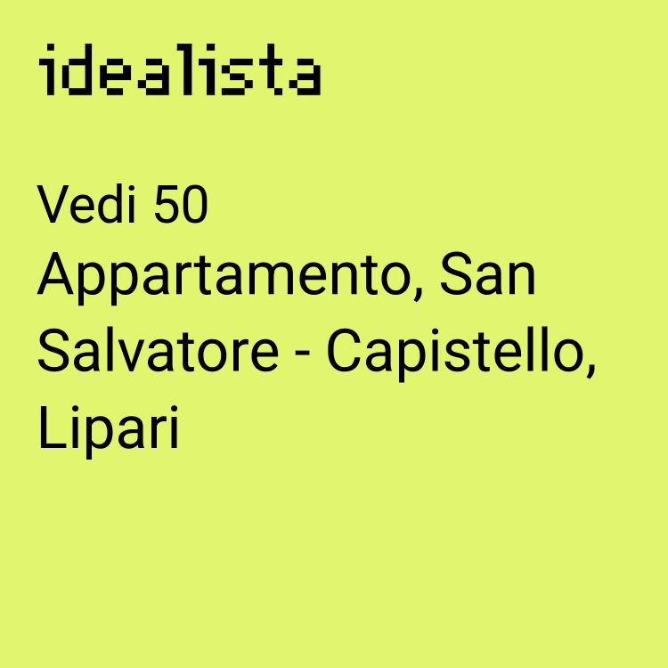 appartamento in vendita a Lipari