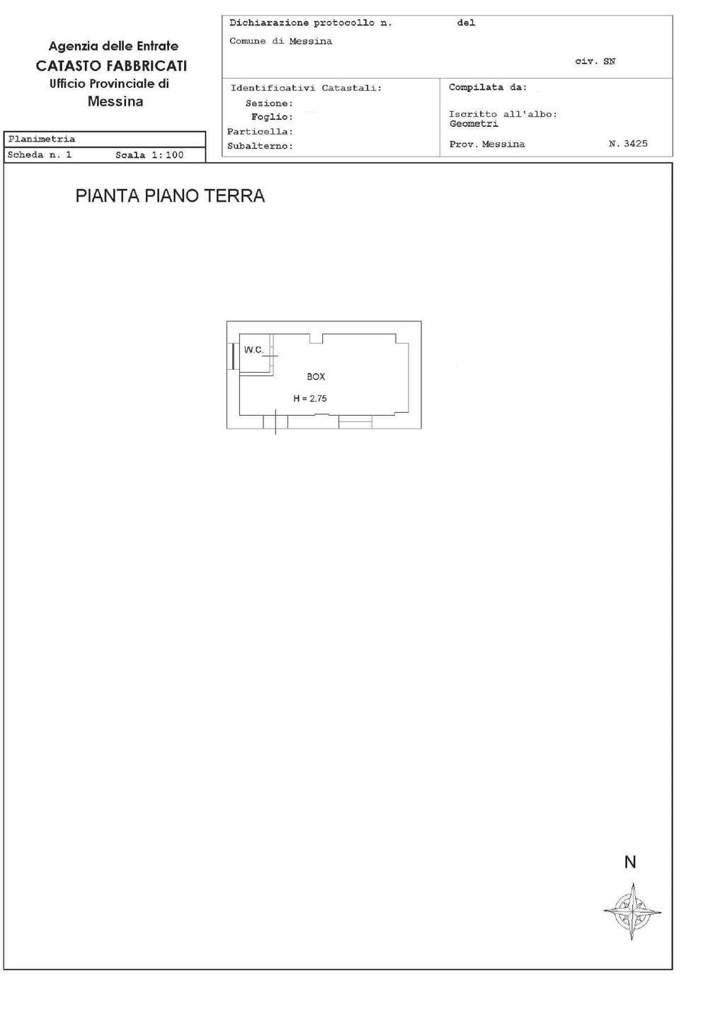 ufficio in vendita a Messina in zona Tremestieri