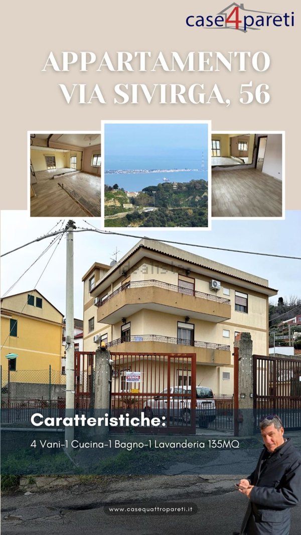 appartamento in vendita a Messina in zona Bordonaro