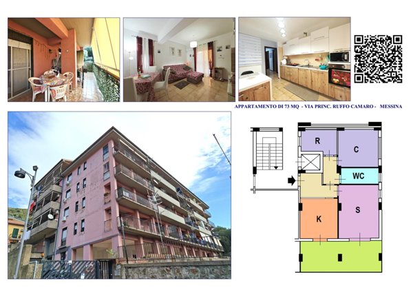 appartamento in vendita a Messina in zona Camaro