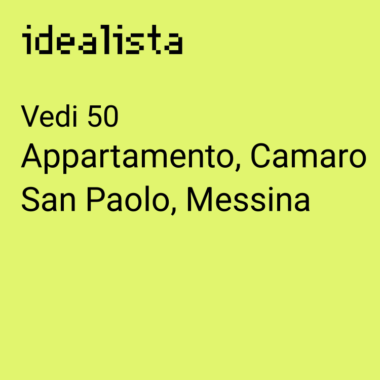 appartamento in vendita a Messina in zona Camaro