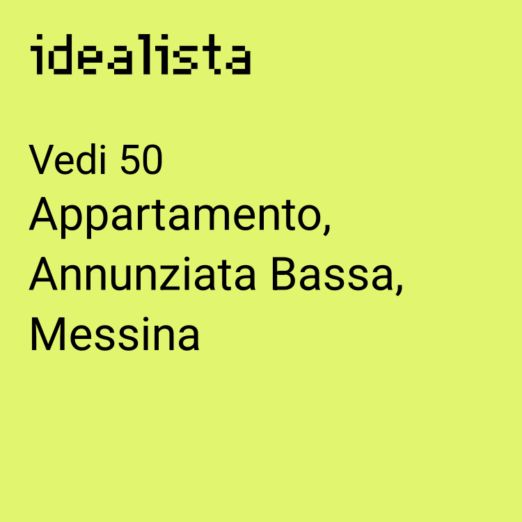 appartamento in vendita a Messina in zona Santissima Annunziata