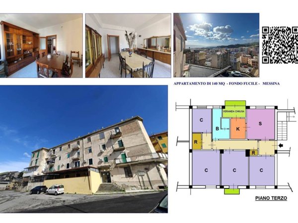 appartamento in vendita a Messina in zona Gazzi