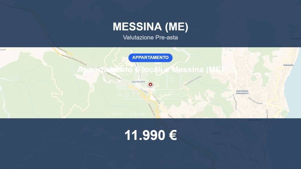 appartamento in vendita a Messina in zona Santissima Annunziata