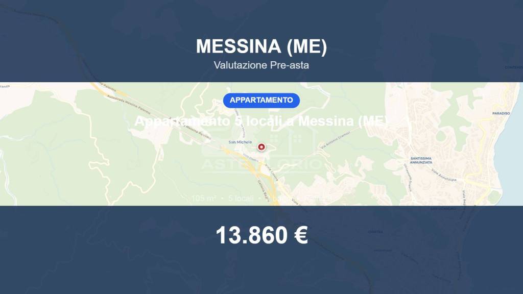 appartamento in vendita a Messina in zona Santissima Annunziata