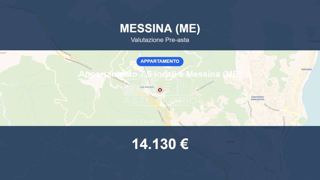appartamento in vendita a Messina in zona San Licandro
