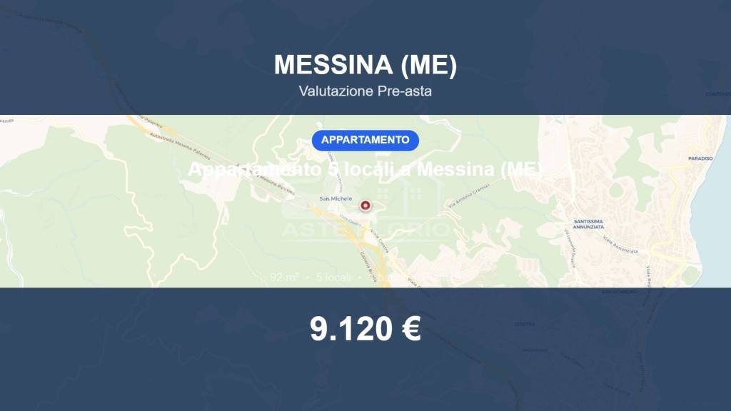 appartamento in vendita a Messina in zona Santissima Annunziata