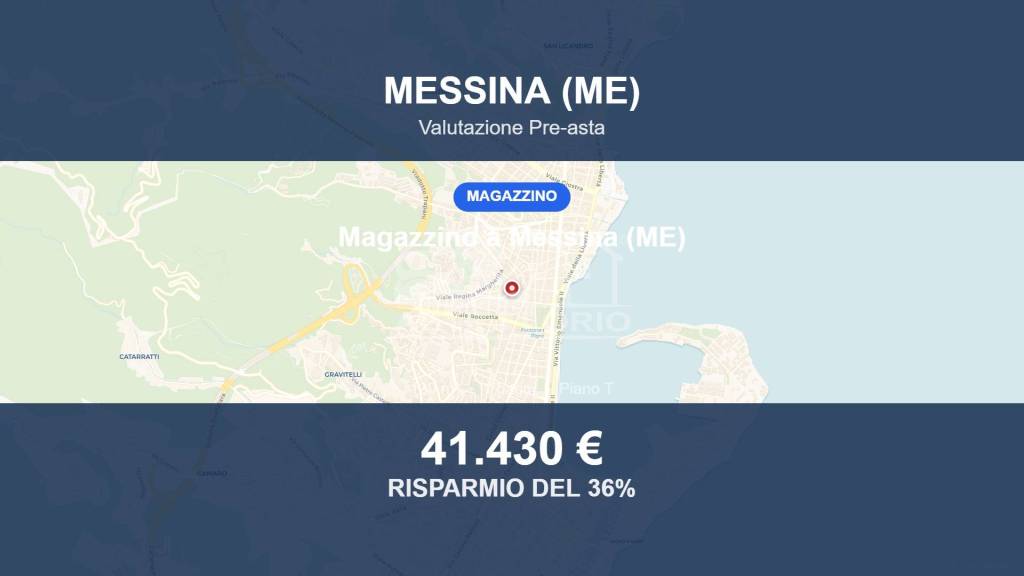 locale commerciale in vendita a Messina in zona Centro Storico