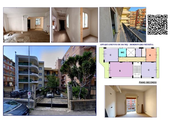 appartamento in vendita a Messina in zona Bordonaro
