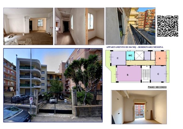 appartamento in vendita a Messina in zona Bordonaro