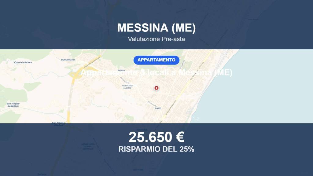 appartamento in vendita a Messina in zona Gazzi